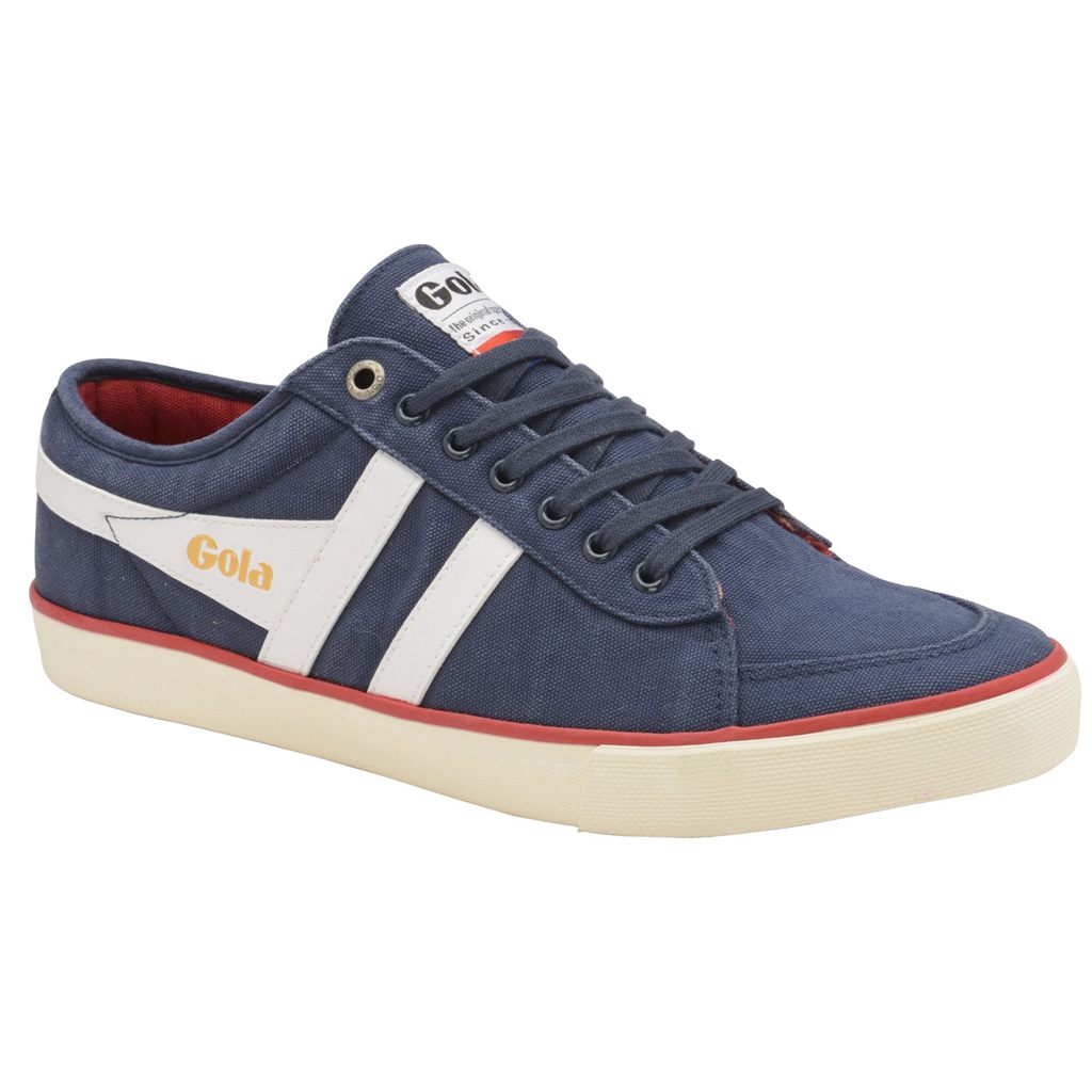 Gola Vegan Classics Comet Plimsoll Sneakers Azul Marinho Branco Portugal | UOMP90735