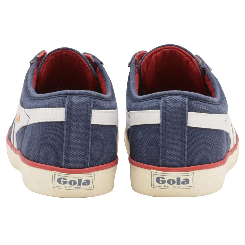 Gola Vegan Classics Comet Plimsoll Sneakers Azul Marinho Branco Portugal | UOMP90735