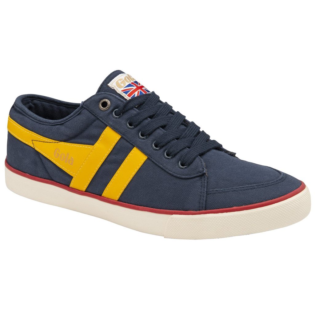 Gola Vegan Classics Comet Plimsoll Sneakers Azul Marinho Vermelhas Portugal | MWHU62081