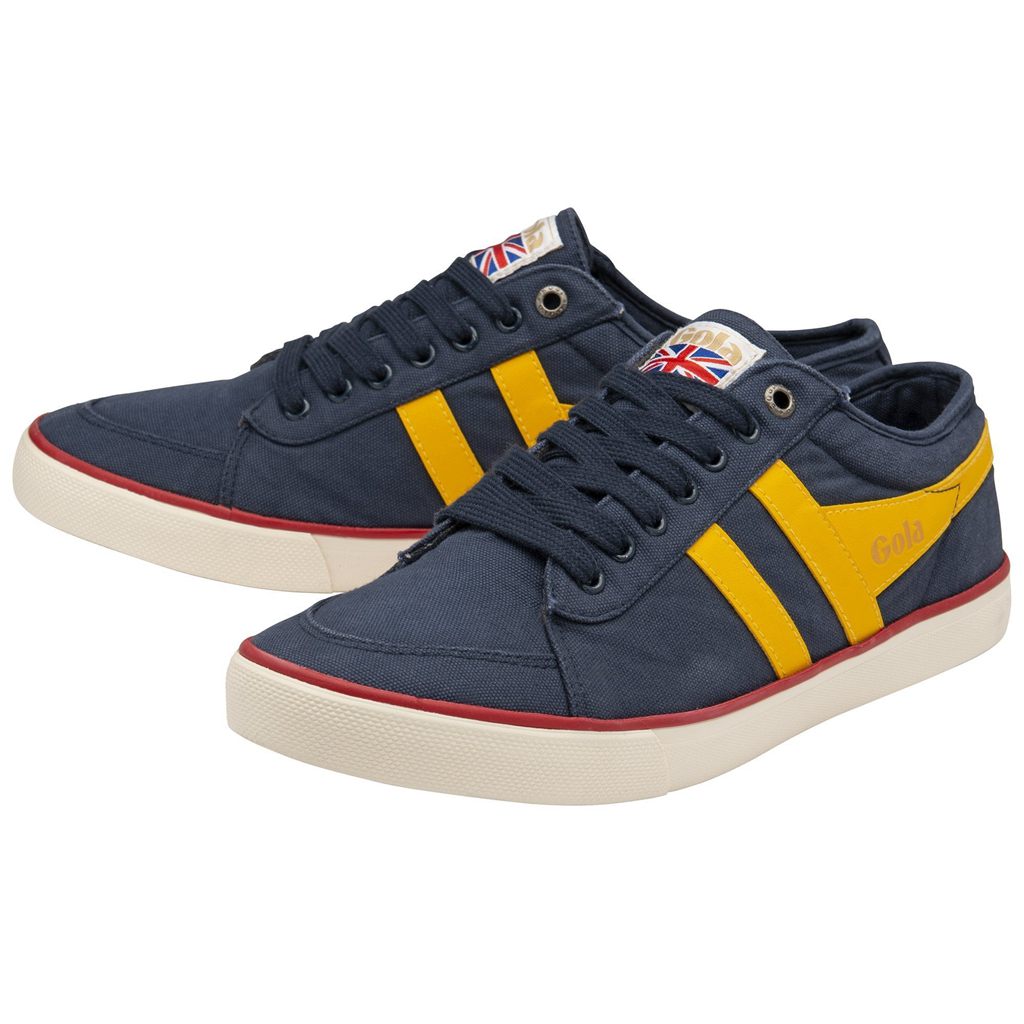 Gola Vegan Classics Comet Plimsoll Sneakers Azul Marinho Vermelhas Portugal | MWHU62081