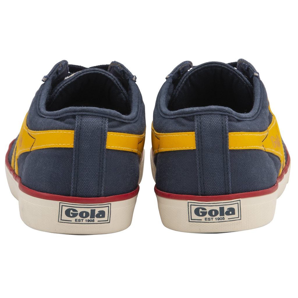 Gola Vegan Classics Comet Plimsoll Sneakers Azul Marinho Vermelhas Portugal | MWHU62081