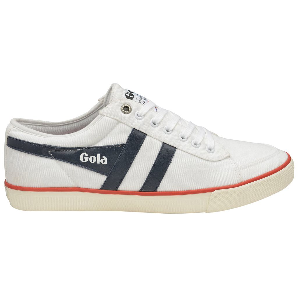 Gola Vegan Classics Comet Plimsoll Sneakers Branco Azul Marinho Vermelhas Portugal | SPTL81674