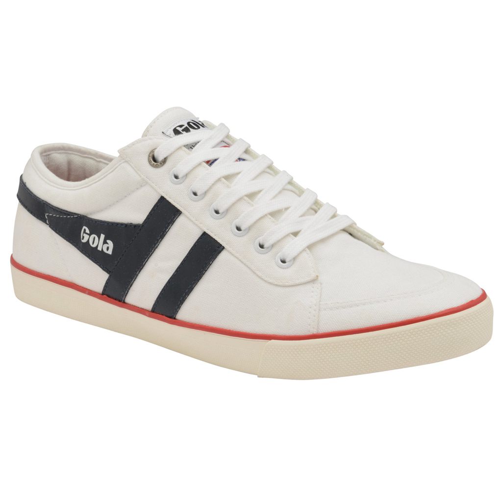 Gola Vegan Classics Comet Plimsoll Sneakers Branco Azul Marinho Vermelhas Portugal | SPTL81674