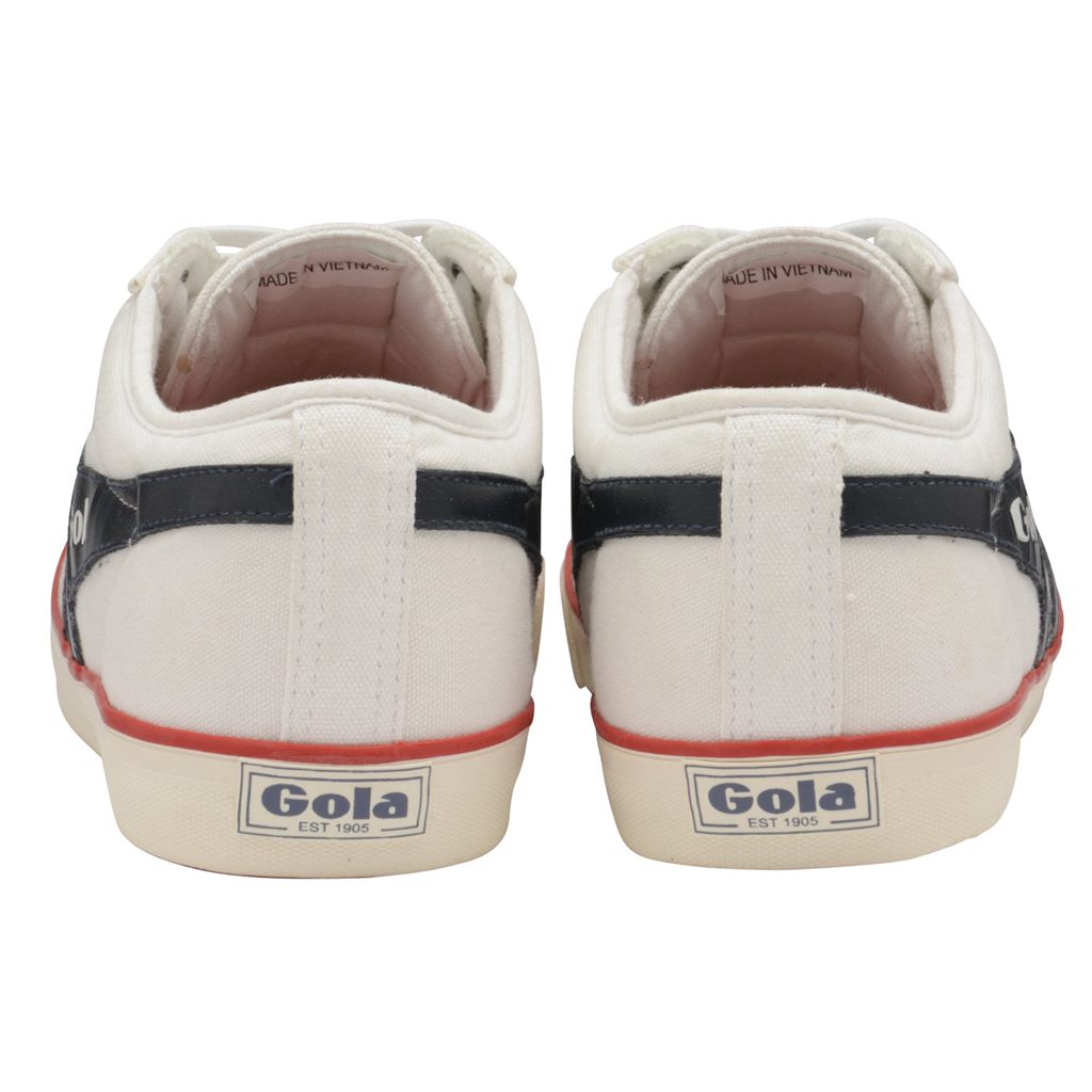 Gola Vegan Classics Comet Plimsoll Sneakers Branco Azul Marinho Vermelhas Portugal | SPTL81674