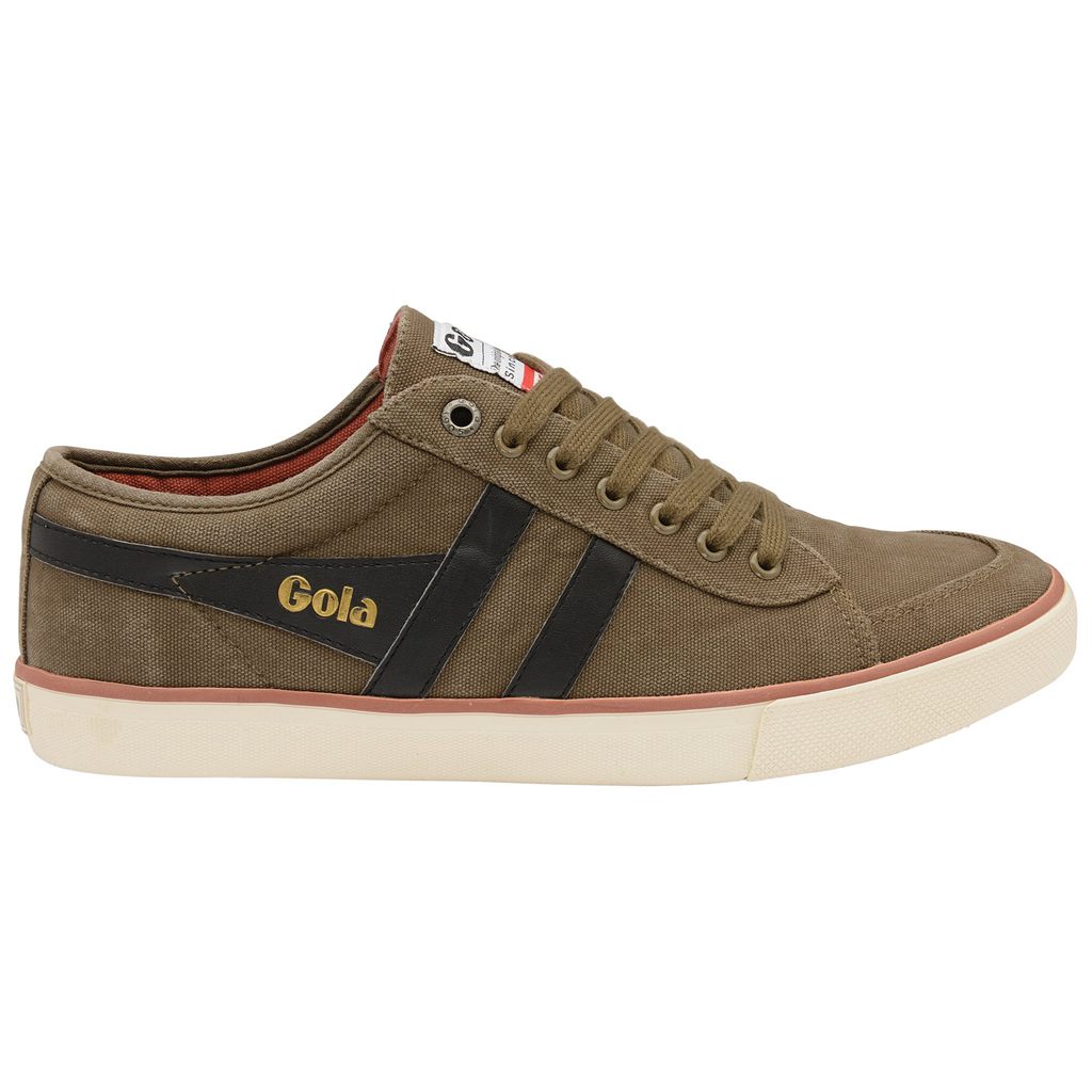 Gola Vegan Classics Comet Plimsoll Trainer Caqui Pretas Portugal | EUWS39517