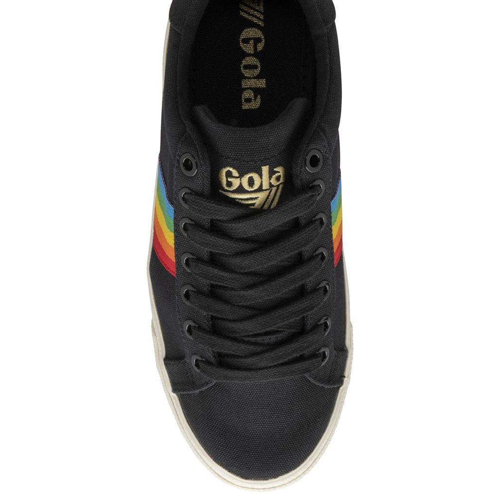 Gola Vegan Classics Orchid Platform Rainbow Shoes Pretas Portugal | KIFJ58231