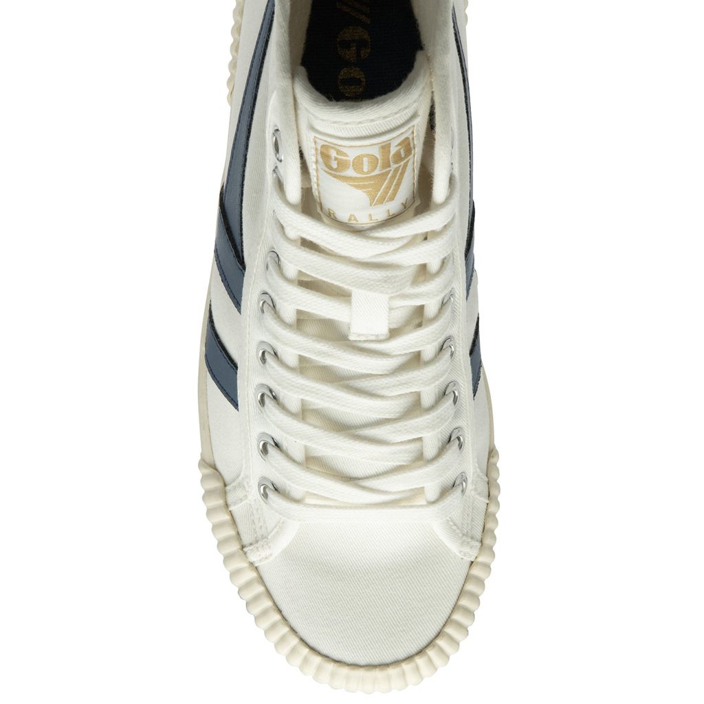 Gola Vegan Classics Rally High Plimsoll Sneakers Branco Portugal | RKAN39406