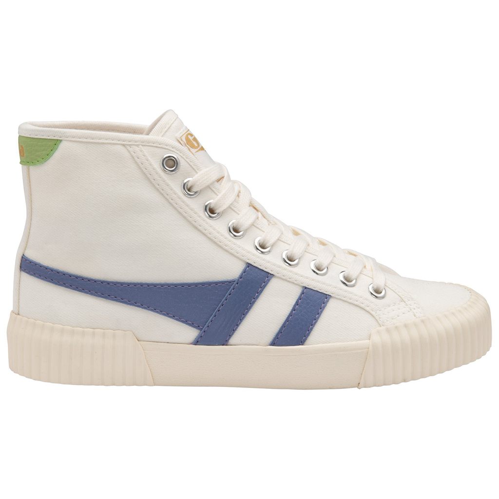 Gola Vegan Classics Rally High Plimsoll Sneakers Branco Lavanda Verdes Portugal | RHEZ78910