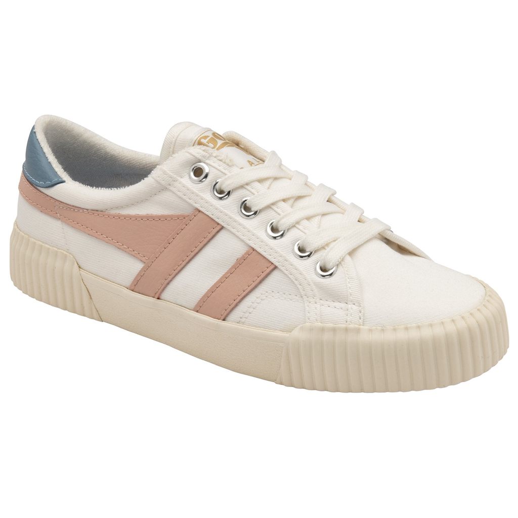 Gola Vegan Classics Rally Plimsoll Sneakers Branco Rosa Portugal | KDEJ21534