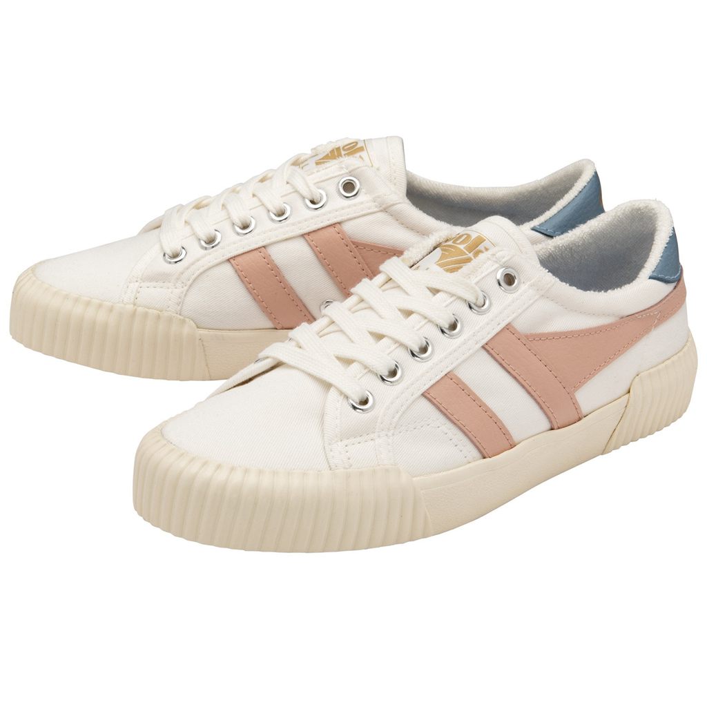 Gola Vegan Classics Rally Plimsoll Sneakers Branco Rosa Portugal | KDEJ21534