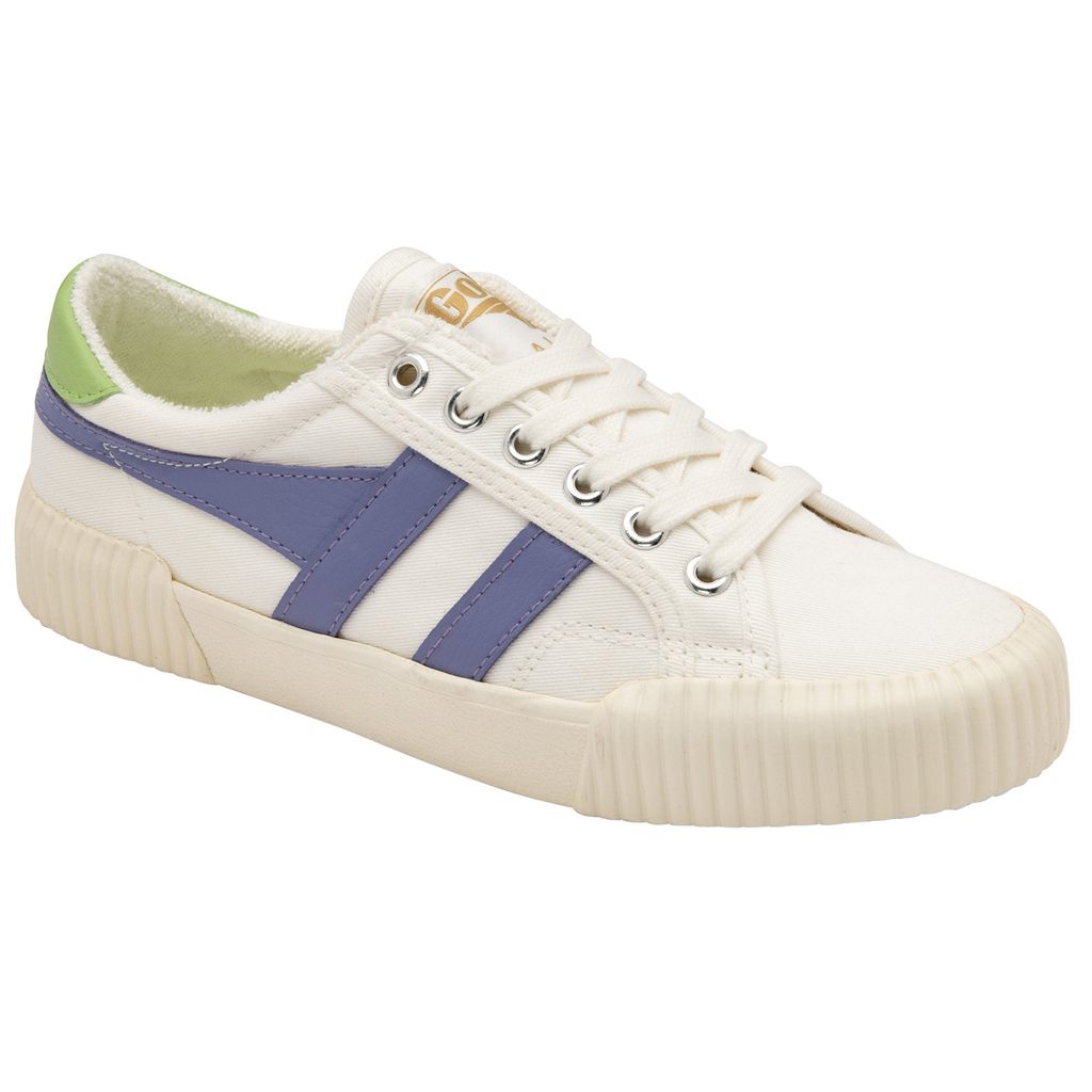 Gola Vegan Classics Rally Plimsoll Sneakers Branco Lavanda Verdes Portugal | UWEQ25897