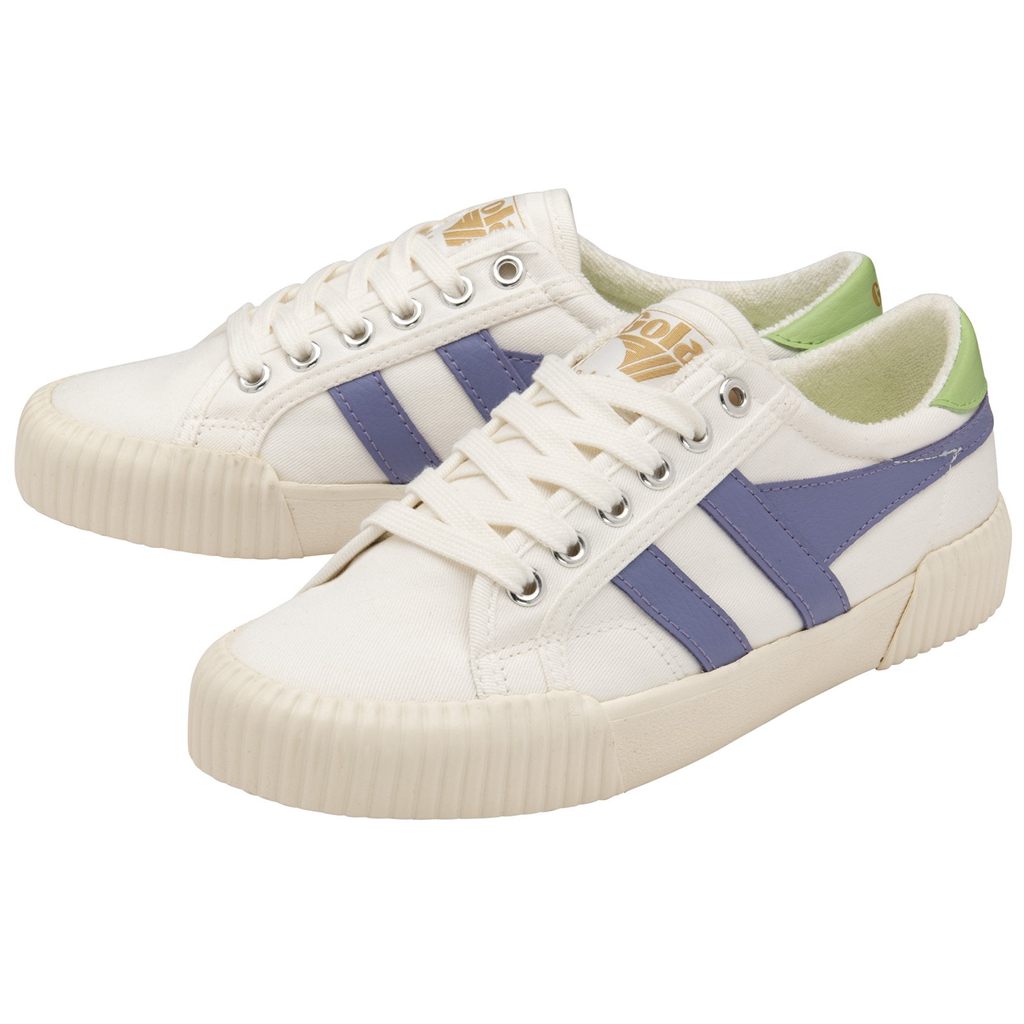 Gola Vegan Classics Rally Plimsoll Sneakers Branco Lavanda Verdes Portugal | UWEQ25897