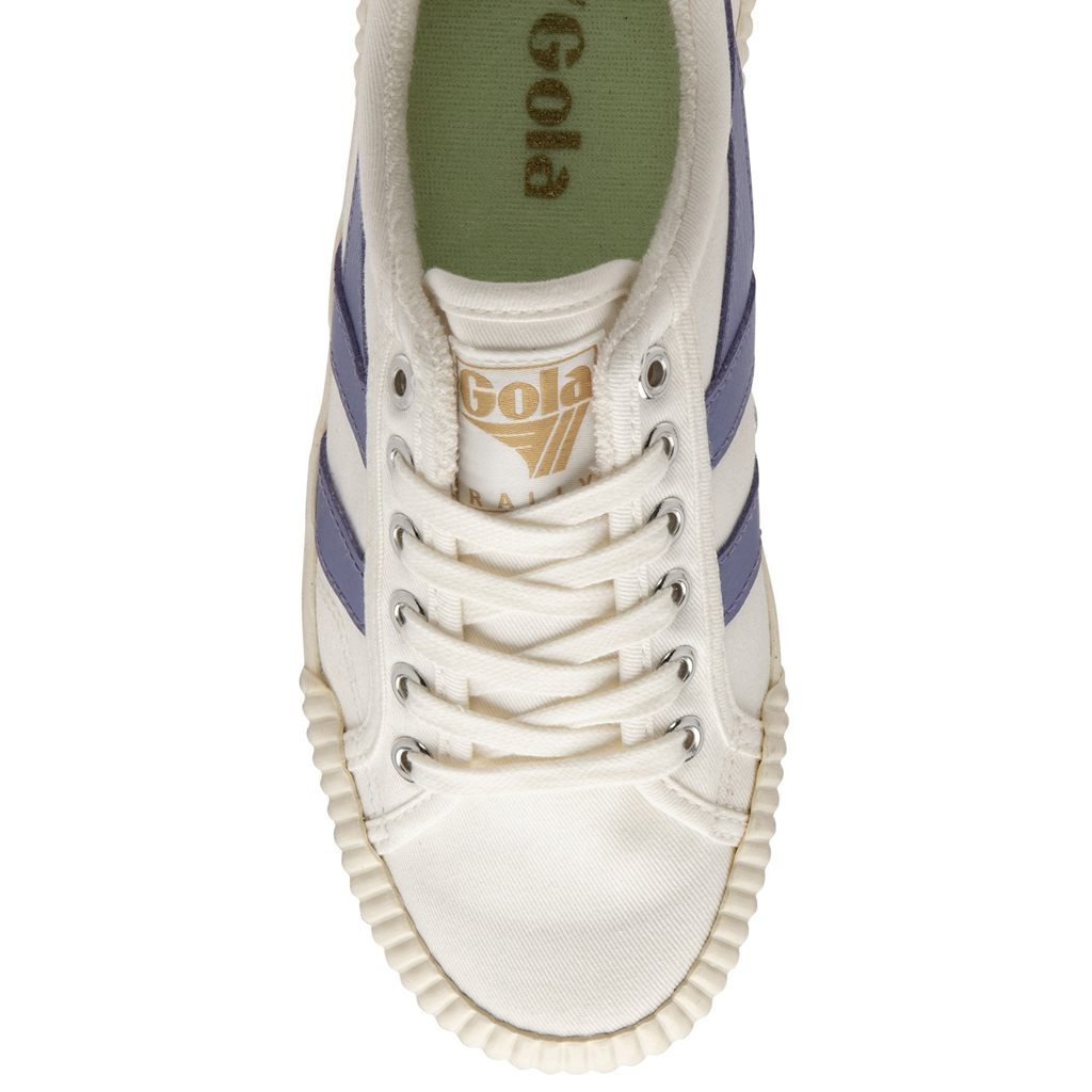 Gola Vegan Classics Rally Plimsoll Sneakers Branco Lavanda Verdes Portugal | UWEQ25897