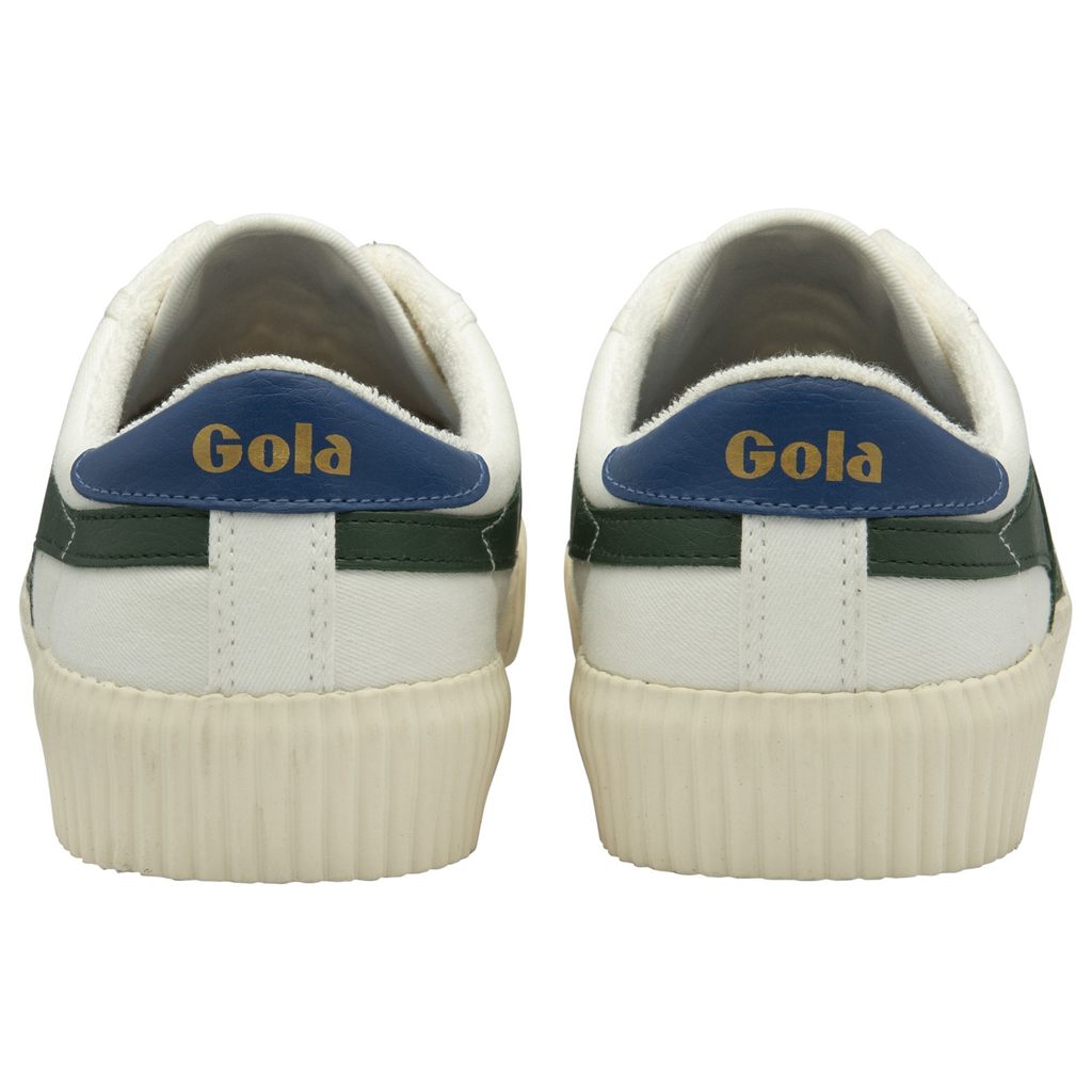 Gola Vegan Classics Rally Plimsoll Sneakers Branco Azuis Portugal | TPVG57092
