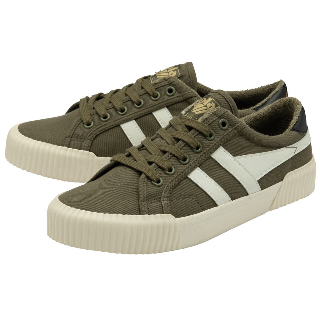 Gola Vegan Classics Rally Plimsoll Sneakers Caqui Branco Pretas Portugal | HXPD87045