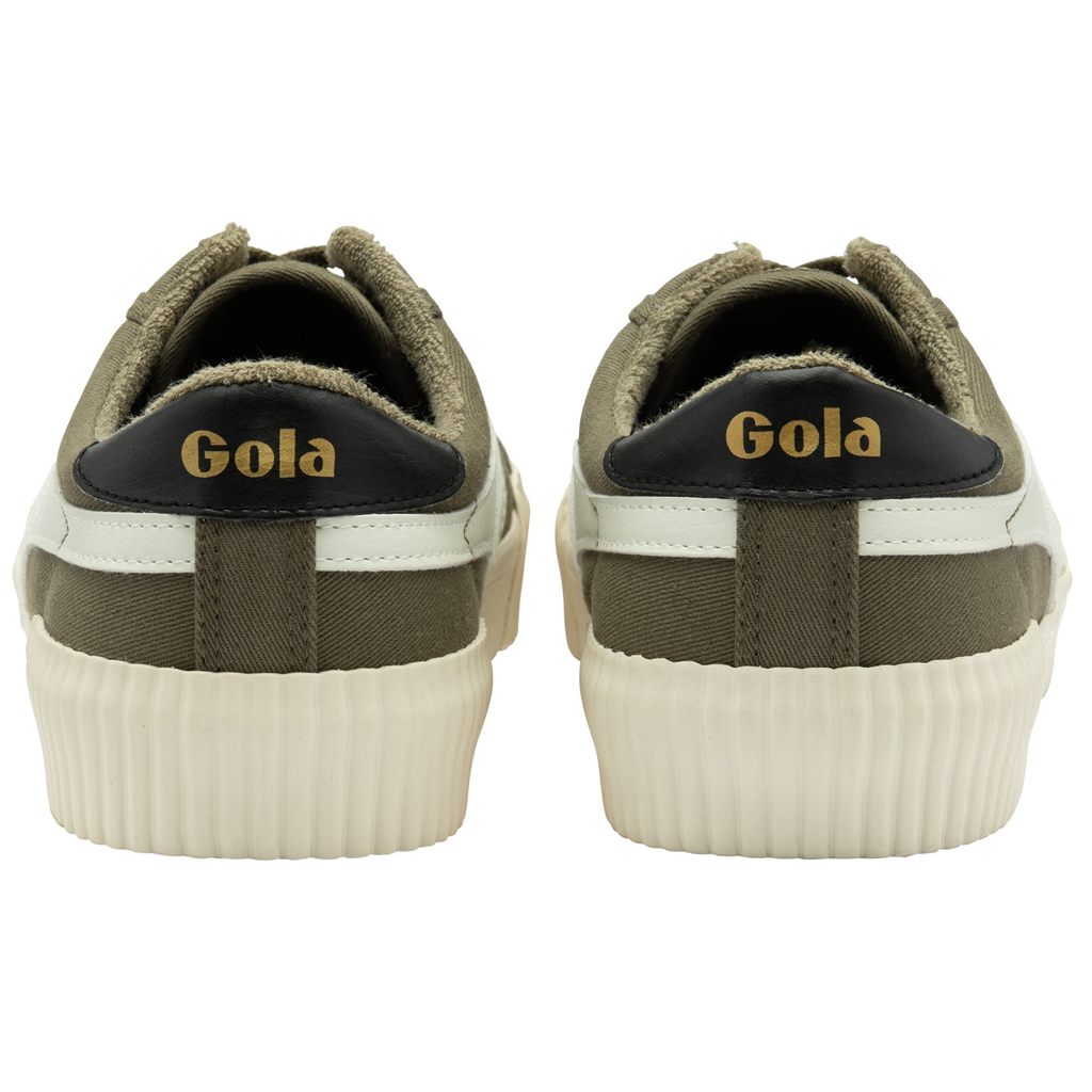 Gola Vegan Classics Rally Plimsoll Sneakers Caqui Branco Pretas Portugal | HXPD87045