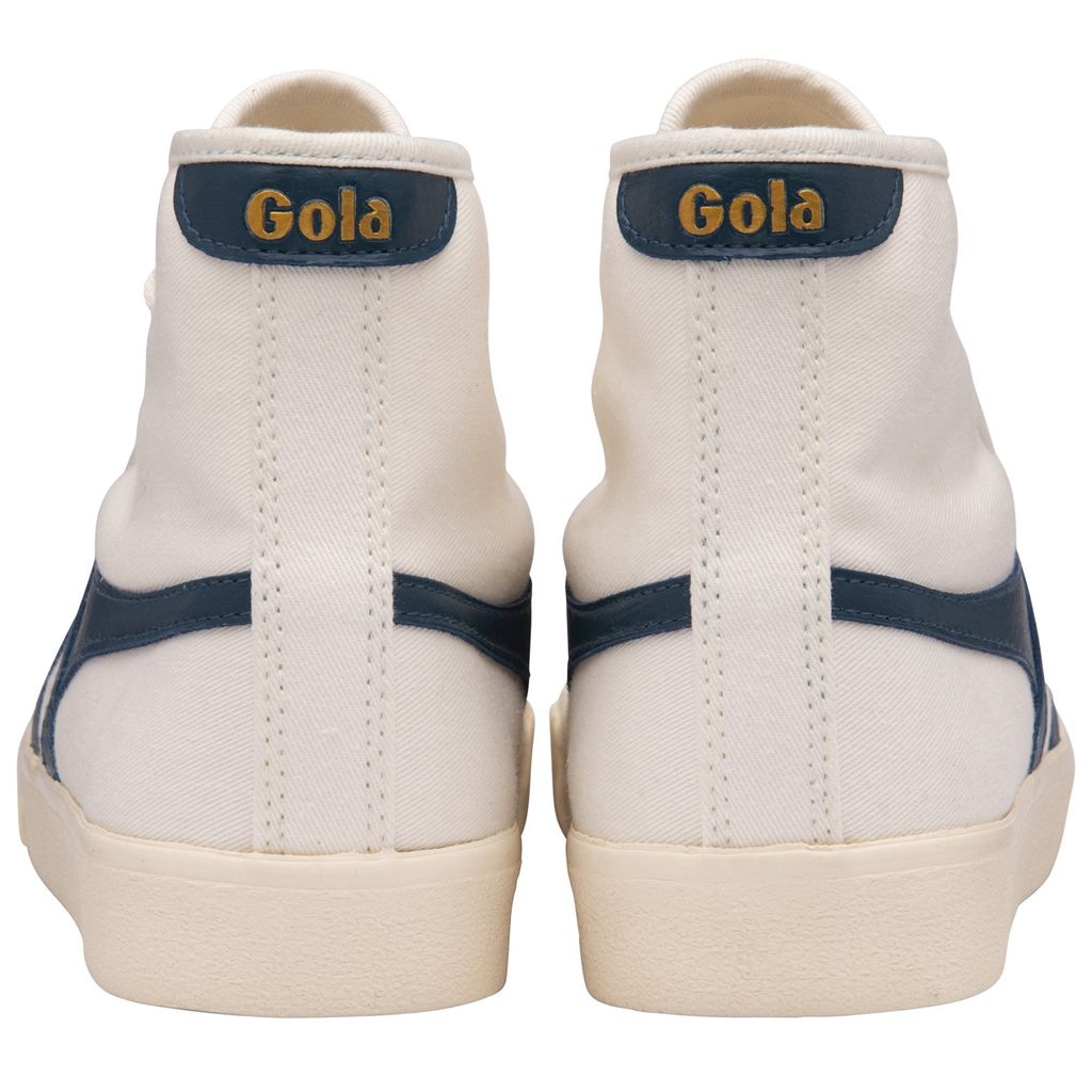 Gola Vegan Classics Tennis Mark Cox High Sneakers Branco Azuis Portugal | NXRM05743