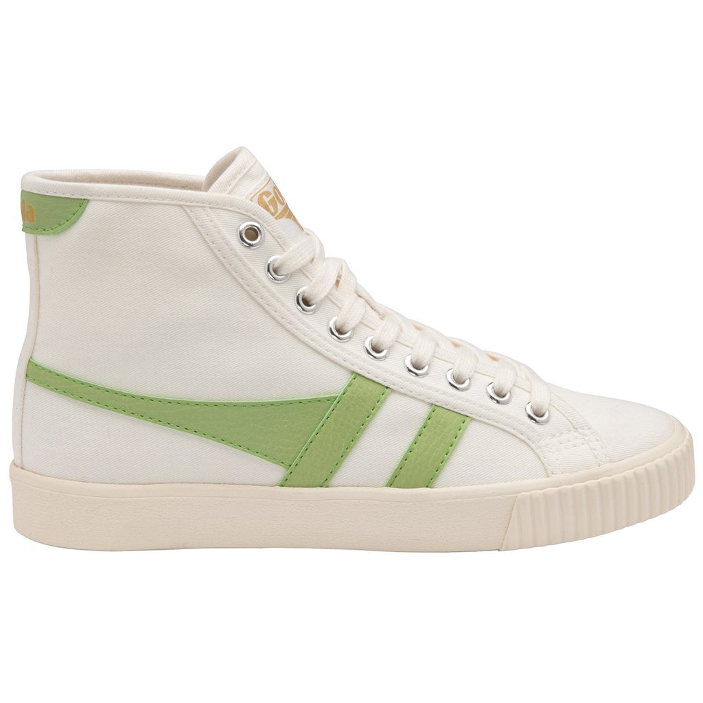 Gola Vegan Classics Tennis Mark Cox High Sneakers Branco Verdes Portugal | YIED95738