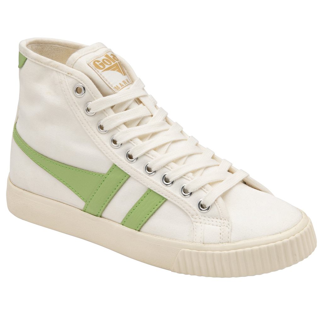 Gola Vegan Classics Tennis Mark Cox High Sneakers Branco Verdes Portugal | YIED95738