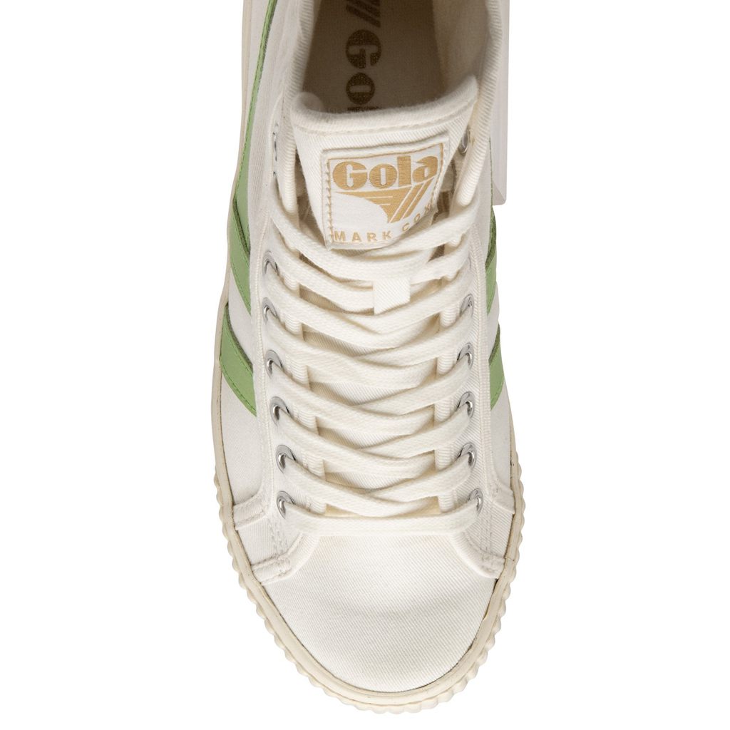 Gola Vegan Classics Tennis Mark Cox High Sneakers Branco Verdes Portugal | YIED95738