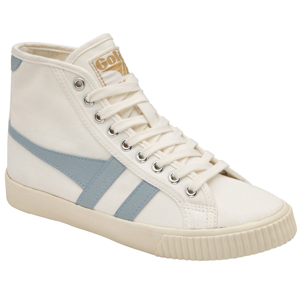 Gola Vegan Classics Tennis Mark Cox High Sneakers Branco Azuis Portugal | IOMC30829