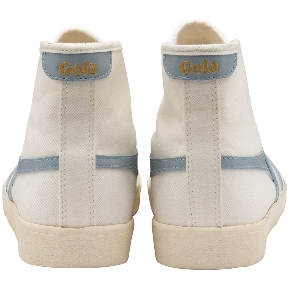 Gola Vegan Classics Tennis Mark Cox High Sneakers Branco Azuis Portugal | IOMC30829