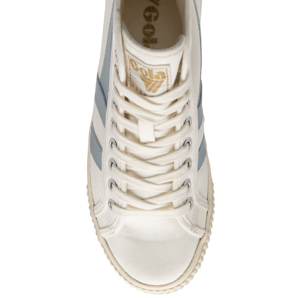Gola Vegan Classics Tennis Mark Cox High Sneakers Branco Azuis Portugal | IOMC30829