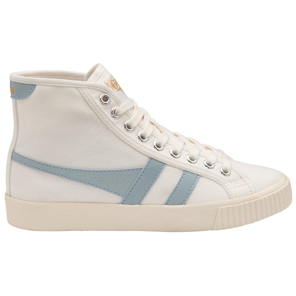 Gola Vegan Classics Tennis Mark Cox High Sneakers Branco Azuis Portugal | IOMC30829
