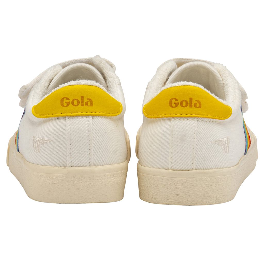 Gola Vegan Classics Tennis Mark Cox Rainbow Strap Shoes Branco Portugal | NVEX19506