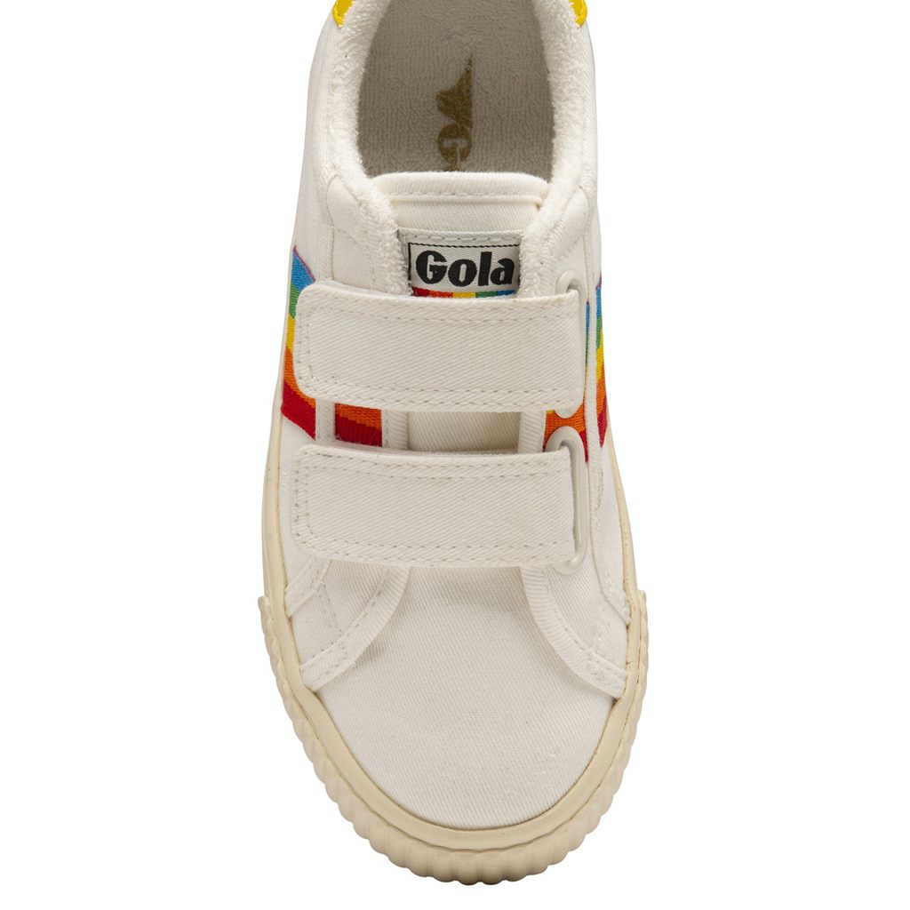 Gola Vegan Classics Tennis Mark Cox Rainbow Strap Shoes Branco Portugal | NVEX19506