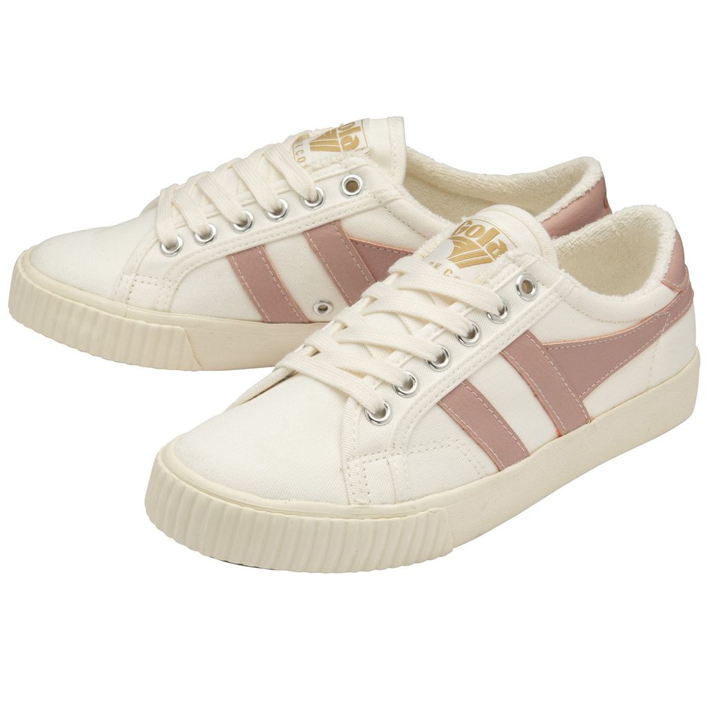 Gola Vegan Classics Tennis Mark Cox Sneakers Branco Rosa Portugal | KZSR17035