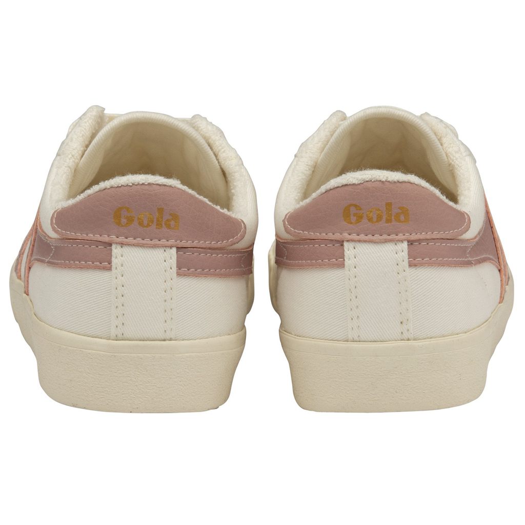 Gola Vegan Classics Tennis Mark Cox Sneakers Branco Rosa Portugal | KZSR17035