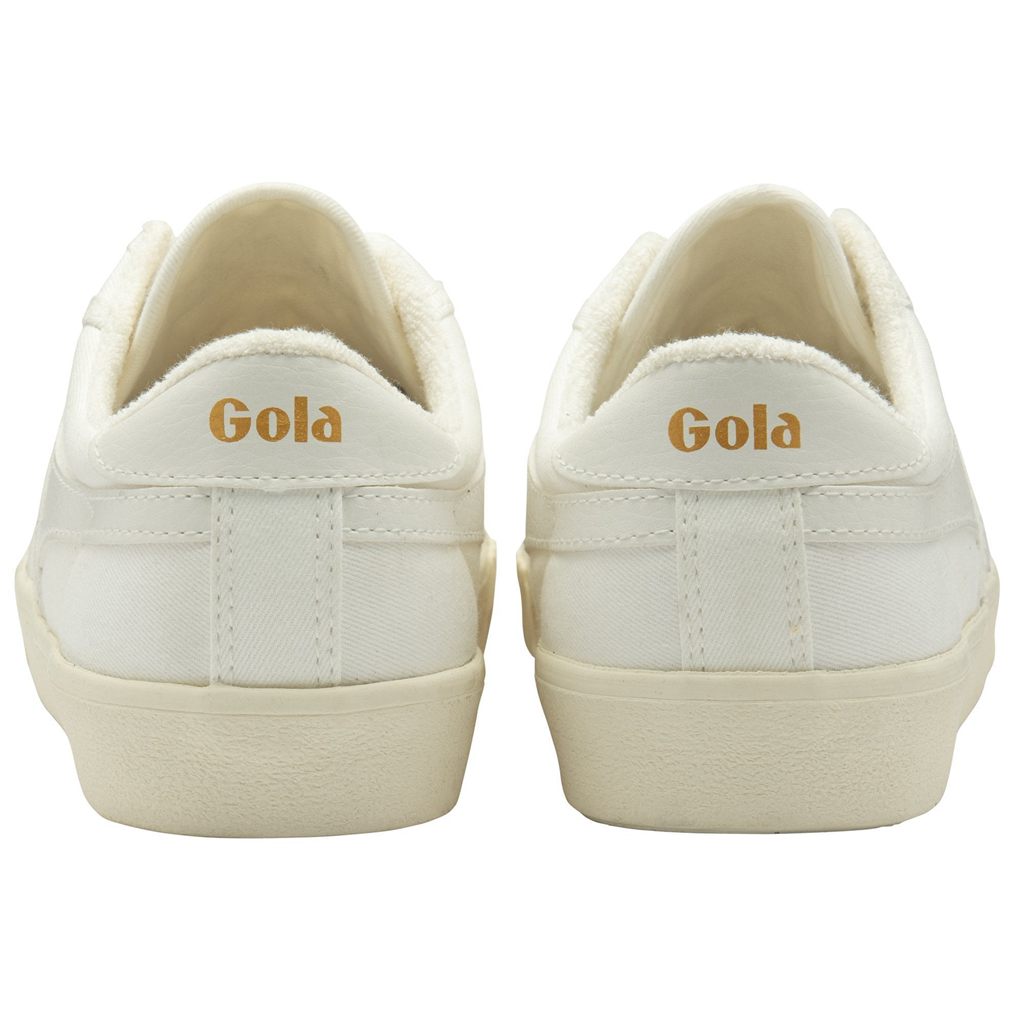 Gola Vegan Classics Tennis Mark Cox Sneakers Branco Branco Portugal | HDVN09436