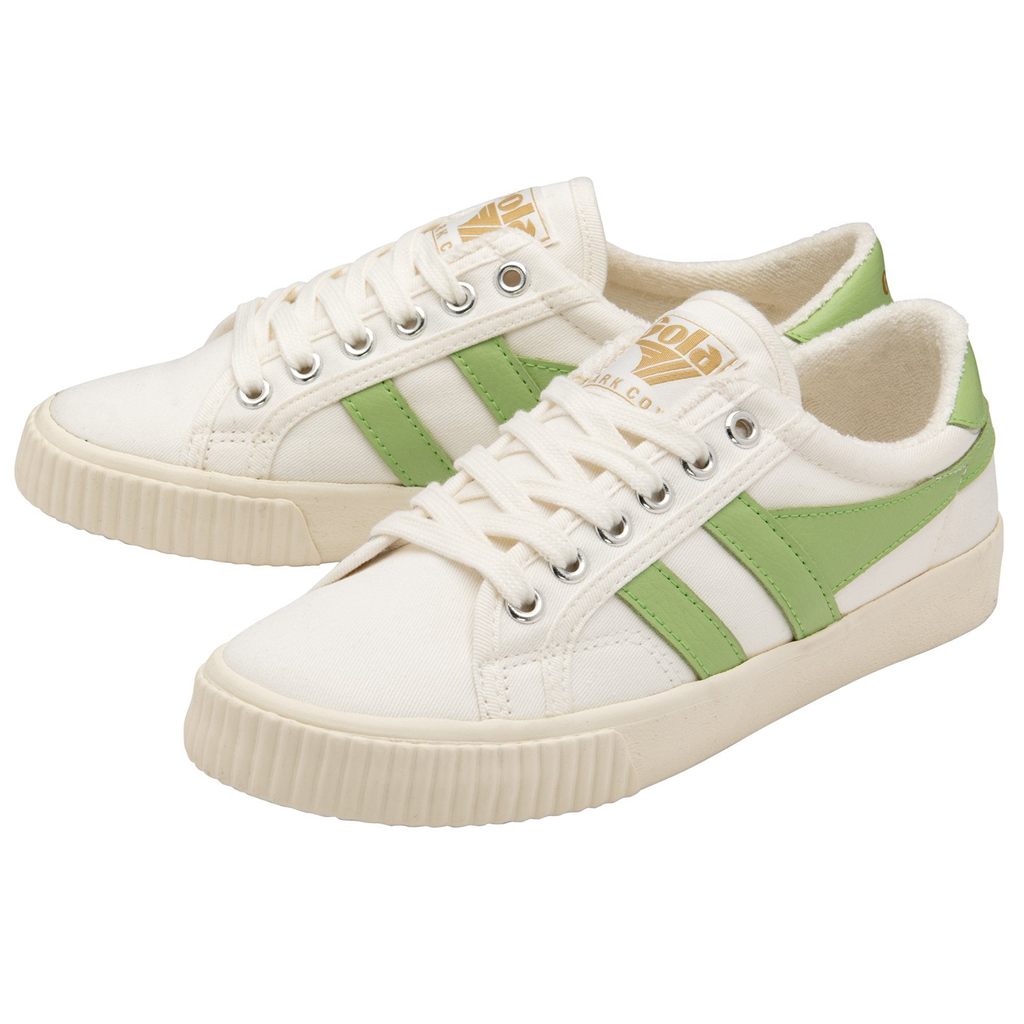 Gola Vegan Classics Tennis Mark Cox Sneakers Branco Verdes Portugal | VJFI84031