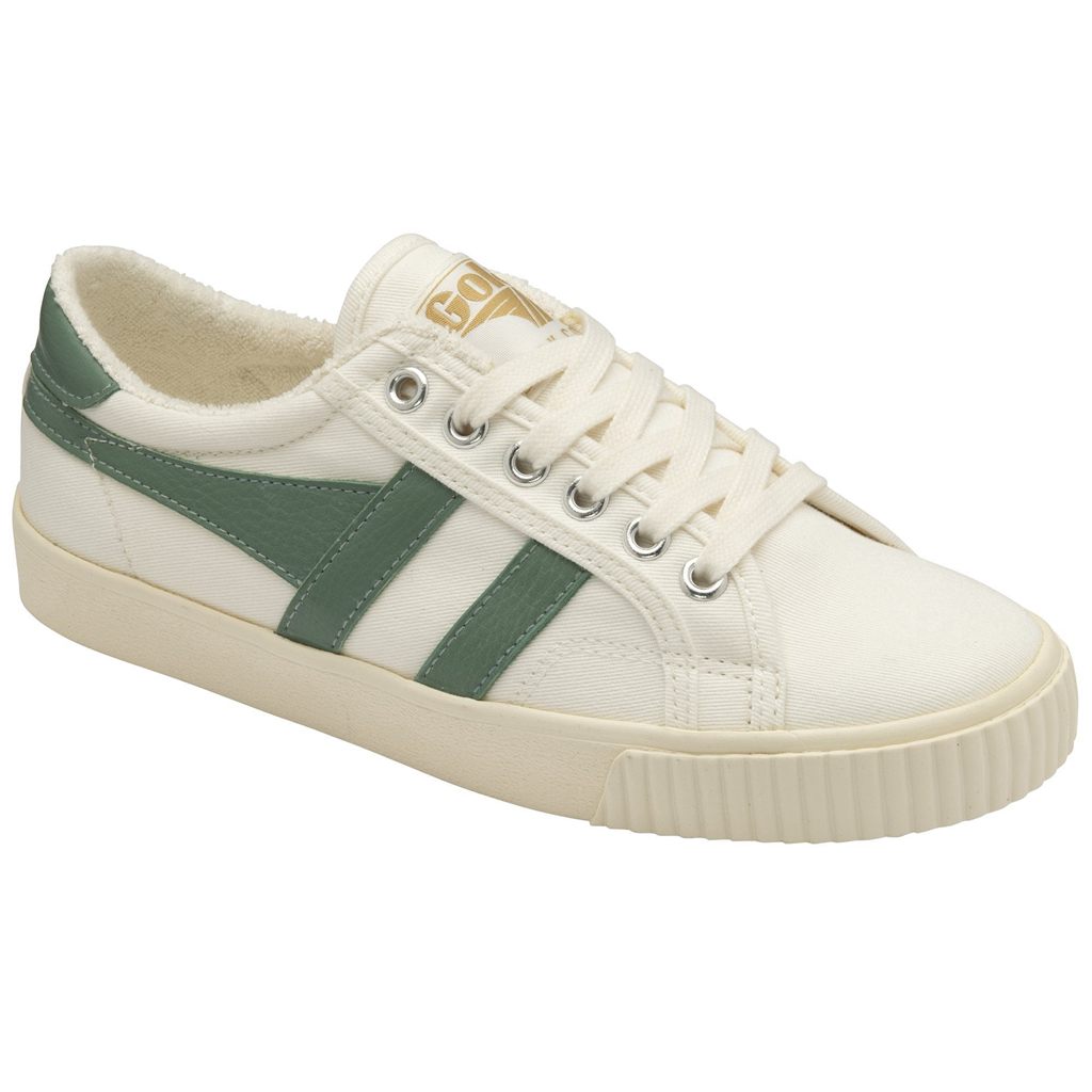 Gola Vegan Classics Tennis Mark Cox Sneakers Branco Verdes Portugal | JKTV85240