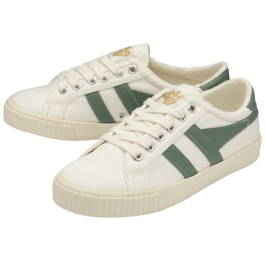 Gola Vegan Classics Tennis Mark Cox Sneakers Branco Verdes Portugal | JKTV85240