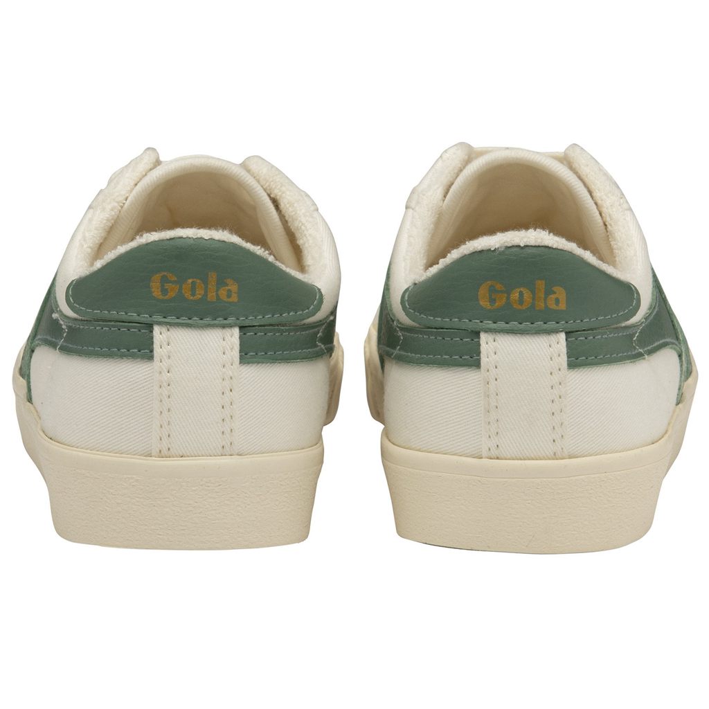 Gola Vegan Classics Tennis Mark Cox Sneakers Branco Verdes Portugal | JKTV85240