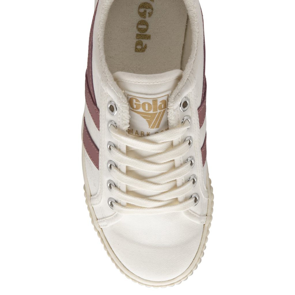 Gola Vegan Classics Tennis Mark Cox Sneakers Branco Rosa Portugal | FJBY69017