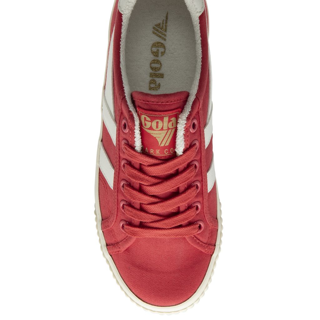 Gola Vegan Classics Tennis Mark Cox Sneakers Coral Branco Portugal | WKUN15069